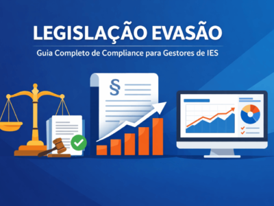 legislação evasão e indicadores de qualidade do MEC em dashboard executivo